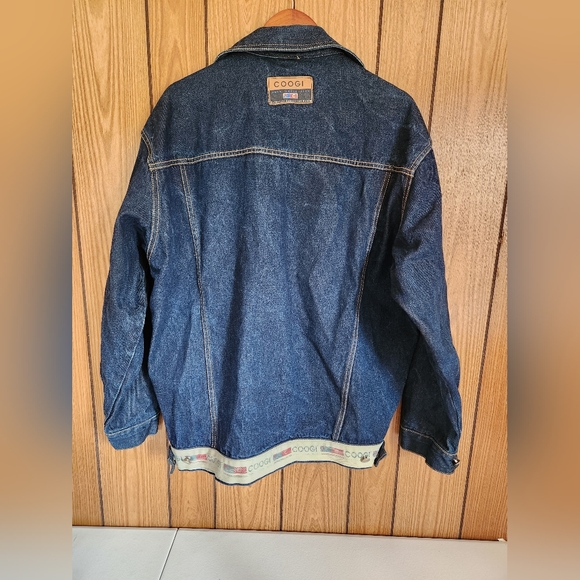 Mens Coogi australia down under blue Denim Jacket size M - Picture 2 of 7